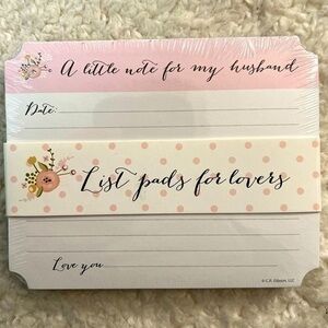 C.R. Gibson "True Love" Wedding Note Pad Duo